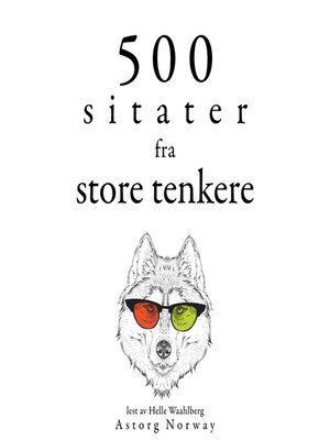 cover image of 500 sitater fra store tenkere
